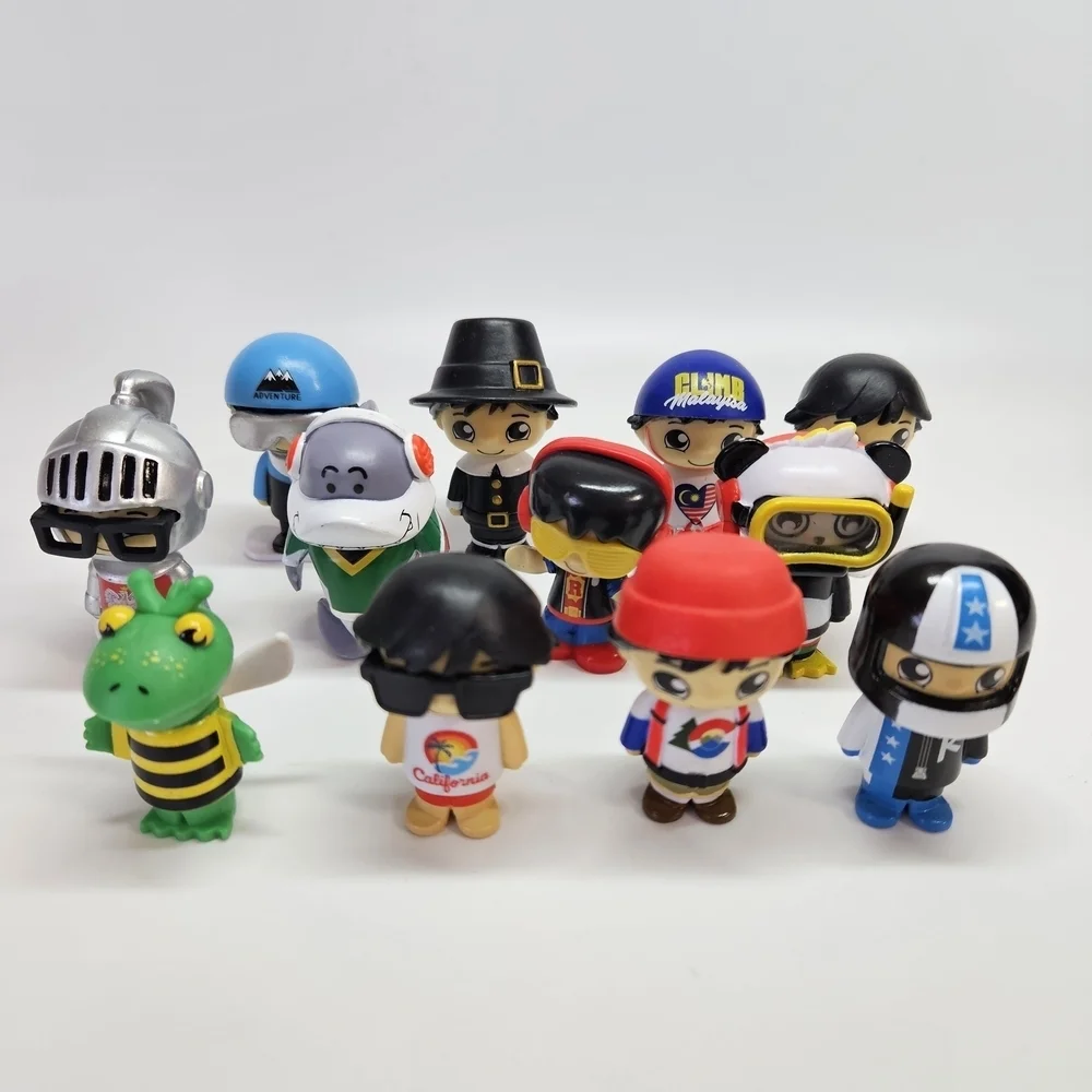 Ryan's World Road Trip World Tour PVC Figure Lot of 12 Gus Gill Hawaii Pilgrim